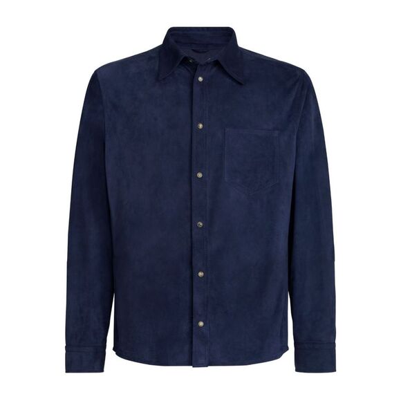 BRUNELLO CUCINELLI Other - Brunello Cucinelli Men Leather Shirt